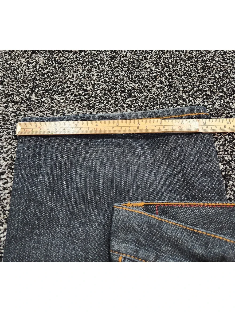 Vntg Y2K True Religion Rainbow stitch Billy Big T Jeans Made in USA Size 34x33